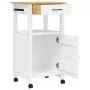 MONZA Küchenwagen Massives Kiefernholz 48x40x90 cm von , Küchen- und Speisewagen - Ref: Foro24-376090, Preis: 105,80 €, Rabat...