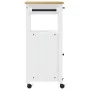 MONZA Küchenwagen Massives Kiefernholz 48x40x90 cm von , Küchen- und Speisewagen - Ref: Foro24-376090, Preis: 105,80 €, Rabat...