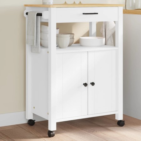 MONZA Küchenwagen aus massivem Kiefernholz 60x40x90 cm von , Küchen- und Speisewagen - Ref: Foro24-376099, Preis: 154,59 €, R...