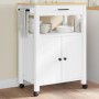 Carrito de cocina MONZA madera maciza de pino 60x40x90 cm de , Carros de cocina y comedor - Ref: Foro24-376099, Precio: 154,4...