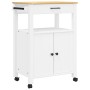 MONZA Küchenwagen aus massivem Kiefernholz 60x40x90 cm von , Küchen- und Speisewagen - Ref: Foro24-376099, Preis: 154,59 €, R...