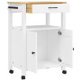 MONZA Küchenwagen aus massivem Kiefernholz 60x40x90 cm von , Küchen- und Speisewagen - Ref: Foro24-376099, Preis: 154,59 €, R...