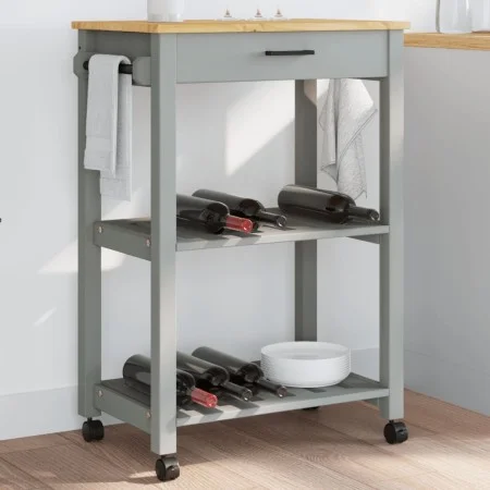 MONZA Küchenwagen aus massivem Kiefernholz 60x40x90 cm von , Küchen- und Speisewagen - Ref: Foro24-376092, Preis: 86,54 €, Ra...