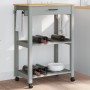 MONZA Küchenwagen aus massivem Kiefernholz 60x40x90 cm von , Küchen- und Speisewagen - Ref: Foro24-376092, Preis: 87,92 €, Ra...