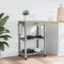 MONZA Küchenwagen aus massivem Kiefernholz 60x40x90 cm von , Küchen- und Speisewagen - Ref: Foro24-376092, Preis: 86,54 €, Ra...