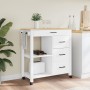 Carrito de cocina MONZA madera maciza de pino 84x40x90 cm de , Carros de cocina y comedor - Ref: Foro24-376117, Precio: 218,1...