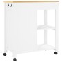Carrito de cocina MONZA madera maciza de pino 84x40x90 cm de , Carros de cocina y comedor - Ref: Foro24-376117, Precio: 218,1...