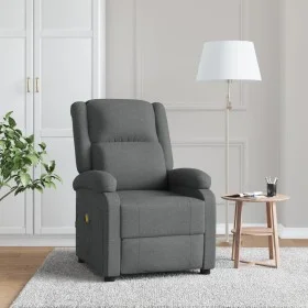 Sillón de masaje de tela gris oscuro by , Electric massage chairs - Ref: Foro24-348448, Price: 227,66 €, Discount: %