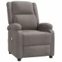 Taupe gray fabric massage wing chair by , Electric massage chairs - Ref: Foro24-348455, Price: 252,99 €, Discount: %
