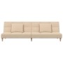 Two-seater sofa bed with two cream-colored fabric pillows by , Sofas - Ref: Foro24-375795, Price: 246,33 €, Discount: %