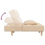 Two-seater sofa bed with two cream-colored fabric pillows by , Sofas - Ref: Foro24-375795, Price: 246,33 €, Discount: %