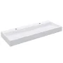 Waschbecken 120x46x11 cm Mineralharz/weißer Marmor von vidaXL, Sinkt - Ref: Foro24-144068, Preis: 397,69 €, Rabatt: %