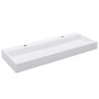 Washbasin 120x46x11 cm mineral resin/white marble by vidaXL, Sinks - Ref: Foro24-144068, Price: 348,99 €, Discount: %