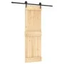 Schiebetür mit Beschlägen aus massivem Kiefernholz, 70 x 210 cm von , Türen - Ref: Foro24-3203199, Preis: 147,16 €, Rabatt: %