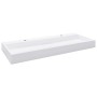 Washbasin 120x46x11 cm mineral resin/white marble by vidaXL, Sinks - Ref: Foro24-144068, Price: 348,99 €, Discount: %