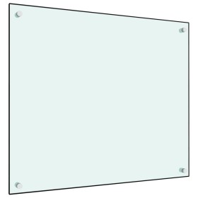 Küchenspritzschutz aus weißem Hartglas 70x60 cm von vidaXL, Küchengeräte und Utensilien - Ref: Foro24-249453, Preis: 48,11 €,...