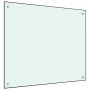 Küchenspritzschutz aus weißem Hartglas 70x60 cm von vidaXL, Küchengeräte und Utensilien - Ref: Foro24-249453, Preis: 48,11 €,...