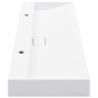Washbasin 120x46x11 cm mineral resin/white marble by vidaXL, Sinks - Ref: Foro24-144068, Price: 348,99 €, Discount: %