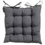 Madison Panama chair cushion 46x46 cm gray by , Cushions for chairs and sofas - Ref: Foro24-419647, Price: 18,20 €, Discount: %