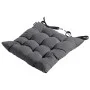 Madison Panama chair cushion 46x46 cm gray by , Cushions for chairs and sofas - Ref: Foro24-419647, Price: 18,20 €, Discount: %