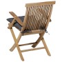 Madison Panama chair cushion 46x46 cm gray by , Cushions for chairs and sofas - Ref: Foro24-419647, Price: 18,19 €, Discount: %