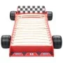 Bed in the shape of a racing car for children 90x200 cm red by vidaXL, Cribs and beds for children - Ref: Foro24-245660, Pric...