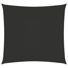 Toldo de vela rectangular tela Oxford gris antracita 2,5x3 m