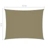 Toldo de vela rectangular tela Oxford beige 2x3,5 m de , Sombrillas - Ref: Foro24-135146, Precio: 28,93 €, Descuento: %