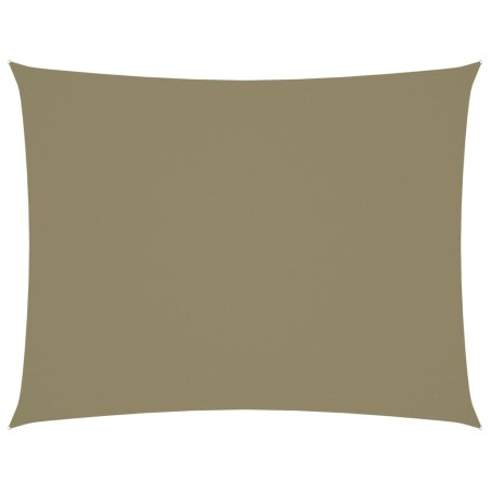Rectangular sail awning beige Oxford fabric 3.5x4.5 m by , Umbrellas - Ref: Foro24-135159, Price: 48,21 €, Discount: %