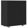 Hochglanzschwarzes Sideboard aus Spanplatte, 71 x 35 x 80 cm von , Sideboards - Ref: Foro24-283716, Preis: 114,93 €, Rabatt: %