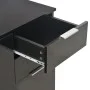 Glossy black chipboard sideboard 71x35x80 cm by , Sideboards - Ref: Foro24-283716, Price: 113,06 €, Discount: %