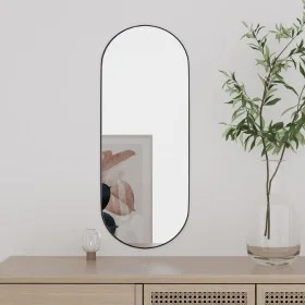 Oval glass wall mirror 20x50 cm by , Mirrors - Ref: Foro24-350453, Price: 20,79 €, Discount: %