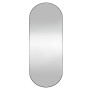 Oval glass wall mirror 20x50 cm by , Mirrors - Ref: Foro24-350453, Price: 21,97 €, Discount: %