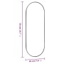 Ovaler Glaswandspiegel 20x50 cm von , Spiegel - Ref: Foro24-350453, Preis: 21,97 €, Rabatt: %