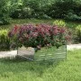 Blumenbeet aus silberverzinktem Stahl, 100 x 100 x 45 cm von , Töpfe und Pflanzgefäße - Ref: Foro24-316885, Preis: 44,75 €, R...