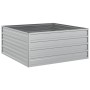 Blumenbeet aus silberverzinktem Stahl, 100 x 100 x 45 cm von , Töpfe und Pflanzgefäße - Ref: Foro24-316885, Preis: 41,37 €, R...