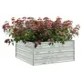 Blumenbeet aus silberverzinktem Stahl, 100 x 100 x 45 cm von , Töpfe und Pflanzgefäße - Ref: Foro24-316885, Preis: 44,75 €, R...