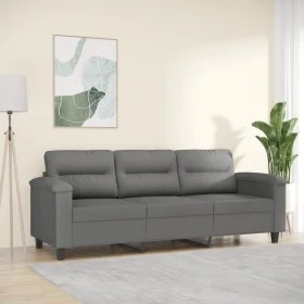 3-Sitzer-Sofa aus dunkelgrauem Mikrofaserstoff, 180 cm von , Sofas - Ref: Foro24-359569, Preis: 315,14 €, Rabatt: %