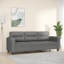 3-seater sofa in dark gray microfiber fabric 180 cm by , Sofas - Ref: Foro24-359569, Price: 324,03 €, Discount: %