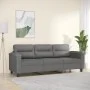 3-seater sofa in dark gray microfiber fabric 180 cm by , Sofas - Ref: Foro24-359569, Price: 320,07 €, Discount: %