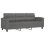 3-seater sofa in dark gray microfiber fabric 180 cm by , Sofas - Ref: Foro24-359569, Price: 320,07 €, Discount: %