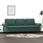 Dunkelgrünes 3-Sitzer-Sofa aus Samt, 180 cm von , Sofas - Ref: Foro24-359541, Preis: 307,90 €, Rabatt: %