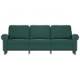 Dunkelgrünes 3-Sitzer-Sofa aus Samt, 180 cm von , Sofas - Ref: Foro24-359541, Preis: 307,90 €, Rabatt: %