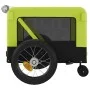 Remolque de bicicleta mascotas hierro tela Oxford verde negro de , Cochecitos para mascotas - Ref: Foro24-93948, Precio: 108,...