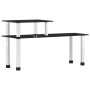 Black tempered glass kitchen shelf 45x16x26 cm by vidaXL, spice racks - Ref: Foro24-249524, Price: 26,22 €, Discount: %