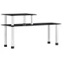 Estantería de cocina vidrio templado negro 45x16x26 cm de vidaXL, Especieros - Ref: Foro24-249524, Precio: 25,70 €, Descuento: %