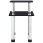 Black tempered glass kitchen shelf 45x16x26 cm by vidaXL, spice racks - Ref: Foro24-249524, Price: 26,22 €, Discount: %