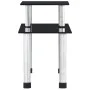 Schwarzes Küchenregal aus gehärtetem Glas, 45 x 16 x 26 cm von vidaXL, Gewürzregale - Ref: Foro24-249524, Preis: 25,70 €, Rab...