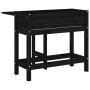 Jardinera con tapa plegable madera maciza de pino negro de , Maceteros y jardineras - Ref: Foro24-825125, Precio: 72,39 €, De...