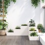 Planter 4 levels solid white pine wood 80.5x79x36 cm by , Pots and planters - Ref: Foro24-825318, Price: 88,25 €, Discount: %